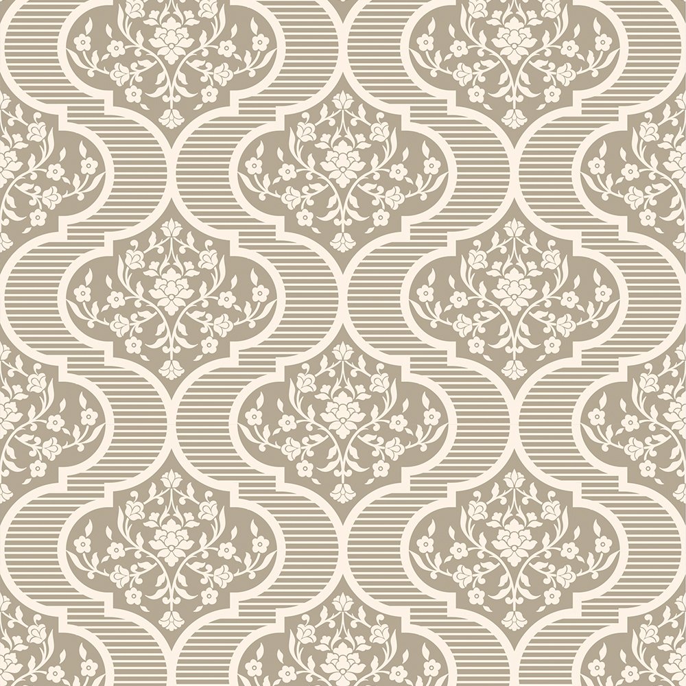 3d Brown Morocco pattern wallpaper decorative masterpiece for home decor